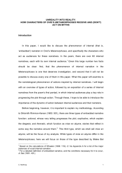 unreality into reality - University of St Andrews Library Journal