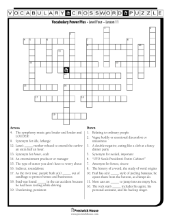Lesson 11 - Prestwick House