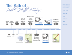 The Path of Public Health`s Future
