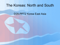 The Koreas - Killeen ISD