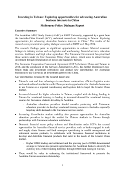 Investing in Taiwan: Exploring opportunities for