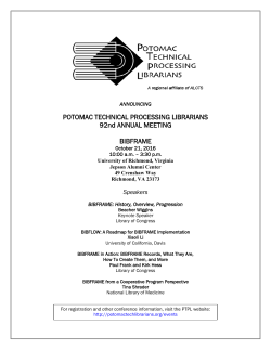 2016 PTPL Annual Meeting Registration Packet