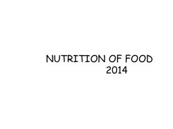 Chemistry of food