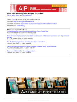 Scroll wave drift along steps, troughs, and corners