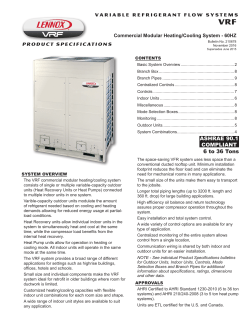 6 to 36 Tons ASHRAE 90.1 COMPLIANT