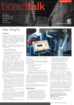 Bale Weights - Australian Wool Exchange