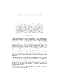 BREUIL MODULES FOR RAYNAUD SCHEMES