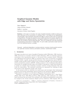 Graphical Gaussian Models with Edge and Vertex Symmetries