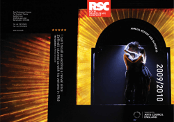 Romeo And Juliet - Royal Shakespeare Company