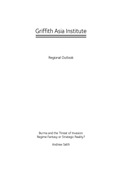 Burma and the threat of invasion: Regime fantasy