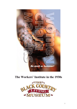 appendix 2: life in the 1930s