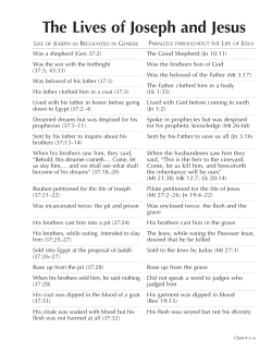 The Lives of Joseph and Jesus