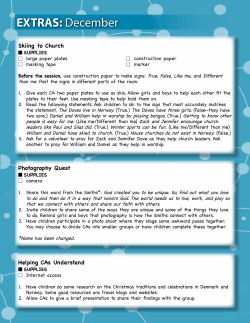 EXTRAS: December