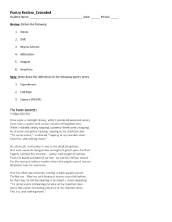 Poetry Review_Extended - English with​ Ms. Tuttle