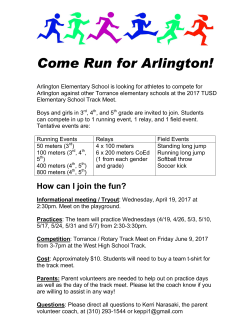 Come Run for Arlington! - Arlington Elementary School