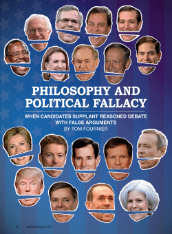 PHILOSOPHY AND POLITICAL FALLACY