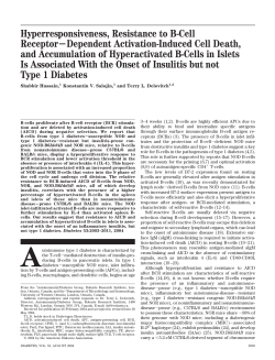 Hyperresponsiveness, Resistance to B-Cell Receptor