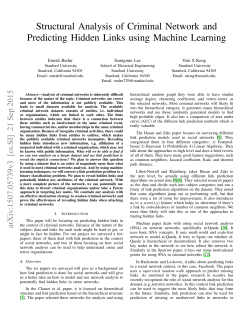 Structural Analysis of Criminal Network and