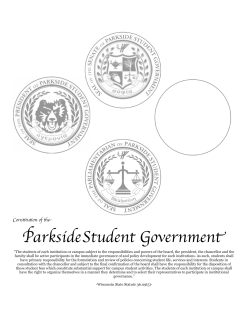 parkside student government - CampusConnect