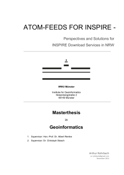 ATOM-Feeds for inspire