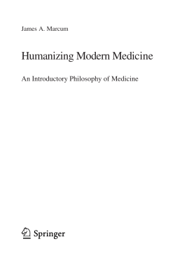 Humanizing Modern Medicine