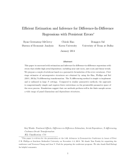Efficient Estimation and Inference for Difference-In