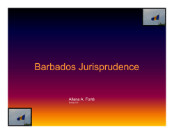 Barbados Jurisprudence