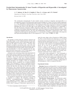Excited-State Intramolecular H Atom Transfer of Hypericin and