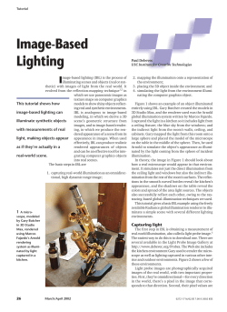 Image-Based Lighting - USC Institute for Creative Technologies