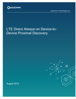 LTE Direct Always-on Device-to- Device Proximal