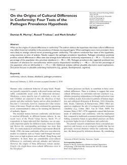 On the Origins of Cultural Differences in Conformity