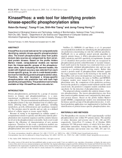 KinasePhos: a web tool for identifying protein kinase