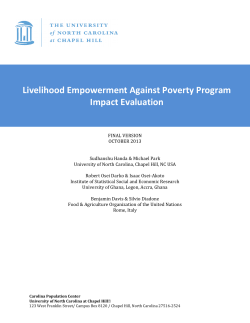 Livelihood Empowerment Against Poverty Program Impact