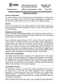 A64 Fulford Interchange speed limit change 2012.docx PDF 316 KB