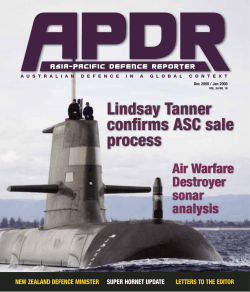 Dec 2008 - Asia Pacific Defence Reporter