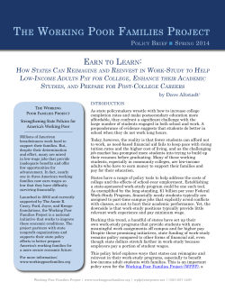 How States Can Reimagine and Reinvest in Work