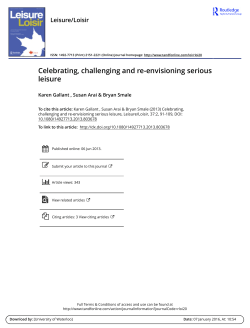 Celebrating, challenging and re