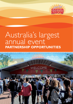 Australia`s largest annual event