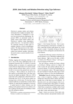 JEDI: Joint Entity and Relation Detection using Type Inference