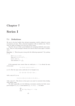 Series I