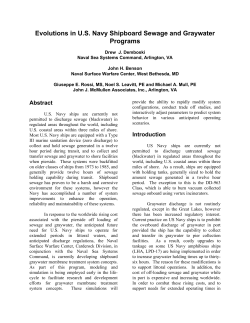Evolutions in US Navy Shipboard Sewage and