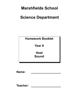 Y8 Heat - Marshfields School