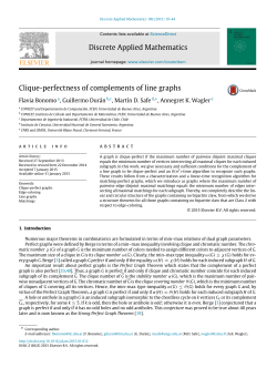 Clique-perfectness of complements of line graphs