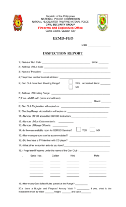 EEMD-FEO INSPECTION REPORT - Philippine National Police