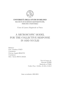 a microscopic model for the collective response in odd nuclei