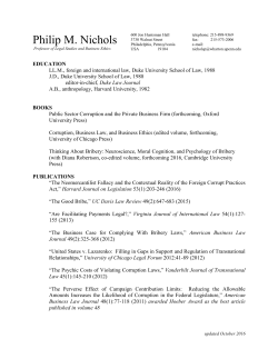 Philip M. Nichols - Wharton Faculty Platform