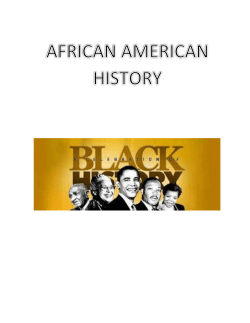 Black/African American History