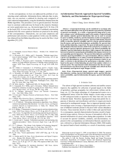 An information-theoretic approach to spectral variability