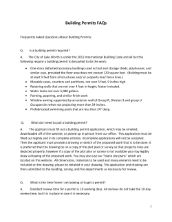 Building Permits FAQs - City of Lake Worth, Texas
