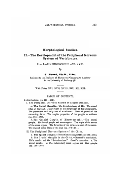 The Development of the Peripheral Nervous System of Vertebrates.